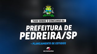 CONCURSO PARA PREFEITURA DE PEDREIRASP  PLANEJAMENTO DE ESTUDOS [upl. by Andrews]