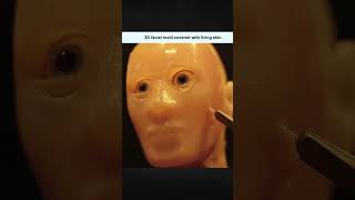 Living Skin Robot Scientists Create Smiling Humanoid with BioEngineered Skin [upl. by Gisele308]