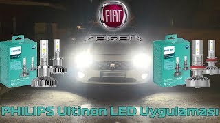 Fiat Egea Mirror Philips Ultinon LED Far Uygulaması [upl. by Truscott820]