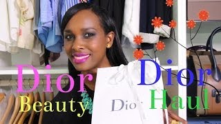 Dior Beauty Haul [upl. by Yenwat]