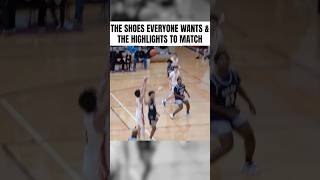 THE SHOES EVERYONE WANTS amp THE HIGHLIGHTS TO MATCH highschoolbasketball basketballhighlights [upl. by Derina415]