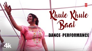 Khule Khule Baal  Sapna Choudhary Dance Performance  Masoom Sharma  New Haryanvi Video [upl. by Cho]