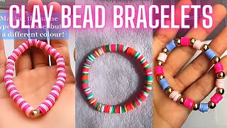 CLAY BEAD BRACELETS 🍀 SMALL BUSINESS 🍀 TIKTOK BUSINESS COMPILATION WITH LINKS 106 [upl. by Kenay]