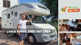 Recensione camper mansardato LAIKA KREOS 3001 modello 2009 usato in vendita [upl. by Waldack]