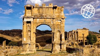 Roman Ruins in Algeria Timgad Djémila Tiddis Tipasa Cherchell Amazing Places 4K [upl. by Inej]