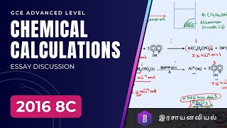 2016 8c Chemistry past paper discussion Chemical Calculation  Inorganic Essay [upl. by Anitsirk]