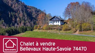 Chalet à vendre Bellevaux HauteSavoie 74470 [upl. by Nuajed]