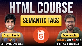 Semantic Tags  HTML Series in Hindi [upl. by Eetnwahs]