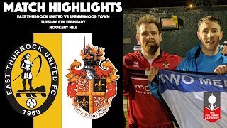 HIGHLIGHTS  East Thurrock United 25 Spennymoor Town  201718  FA Trophy [upl. by Ferren]