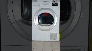 Heat Pump Tumble Dryer SMEG DHT71EIT1 Extra Dry Full Cycle [upl. by Eellek716]