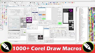 1000 Corel Draw Macros Free For Download [upl. by Alric]