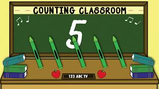 Learning to Count 1 to 5  Counting Classroom  Counting to 5 [upl. by Aneehsar47]