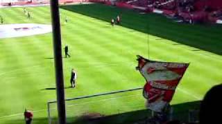 FC Energie Cottbus Einlauf ins Stadion [upl. by Prudi]