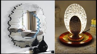 Diy Glam Wall Mirror And Wall Sconce  Diy  Fashion Pixies [upl. by Coonan]