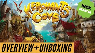 Merchants Cove  Erweiterungen  Overview  Unboxing  Kickstarter [upl. by Lorn]