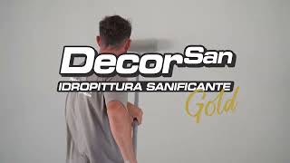 Decorsan Gold  Idropittura sanificante [upl. by Eniron]