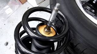 Ford Mustang suspension upgrade Eibach Pro Kit Installation [upl. by Arul569]