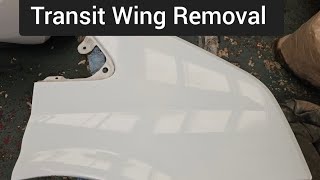 Ford Transit Mk7 Front Wing Removal [upl. by Ecila]