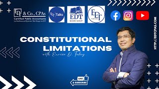 Constitutional Limitations Part 1 of 3 [upl. by Nosbig]