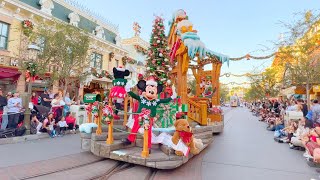 4K FULL Christmas Fantasy Parade 2023 at Disneyland Park  Holidays at Disneyland [upl. by Machos]