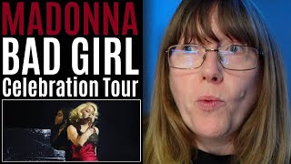 Vocal Coach Reacts to Madonna Bad Girl Celebration Tour Opening Night [upl. by Natam869]