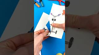 Making Paper Craft Trick with Creature from Banban 🔥papercraft trick tricks trickshots banban [upl. by Rubetta]