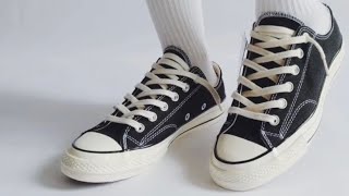 How To Lace Converse Low  Best Way [upl. by Kennan292]