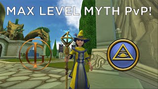 Wizard101 MAX MYTH PvP 160  Beating Up A LIFE [upl. by Kerrie]