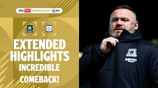 INCREDIBLE COMEBACK  Plymouth Argyle v Preston North End extended highlights [upl. by Cheung101]