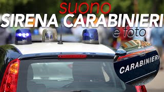 SUONO SIRENA CARABINIERI [upl. by Nemraciram]