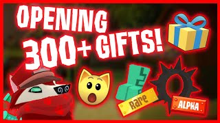 Opening all my JAMAALIDAY GIFTS 300  Animal jam [upl. by Si]