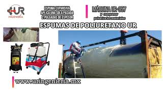 Aplicaciones de Maquina UR057 2021 Espuma Expandible y Recubrimientos Impermeables [upl. by O'Carroll]