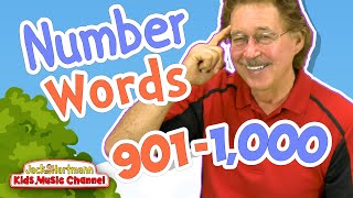 Number Words  9011000  Jack Hartmann [upl. by Annavoig]