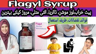 Flagyl syrup🤮Flagyl syrup review flagyl syrup for babies Metronidazole side effects uses [upl. by Obeng]