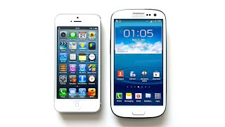 2012 iPhone 5 and Samsung Galaxy S3  The peak of the skeuomorphic design [upl. by Alba]