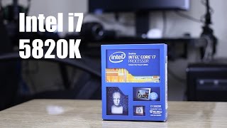 Intel i7 5820K HaswellE Unboxing [upl. by Stulin]