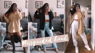 MISSGUIDED FALL HAUL 🍂🤎 [upl. by Grogan]