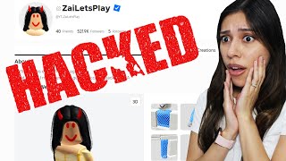 MY STALKER HACKED MY ROBLOX ACCOUNT and LEFT A SECRET MESSAGE Roblox [upl. by Acsecnarf]