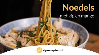 Noedels met kip en mango  Kipreceptennl Uit de Oosterse keuken [upl. by Kylynn853]