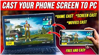 How to Share Your Android Phone Screen With PC 2024  Screen Mirror Phone Screen To PC🤯Screen Mirror [upl. by Palecek866]