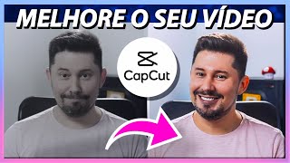 Como MELHORAR A QUALIDADE do Vídeo NO CELULAR  Correção de Cor com CapCut [upl. by Aliak]