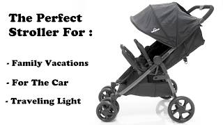 How to use Costway foldable aluminum double baby travel stroller BB4676 [upl. by Barbe]