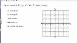 Precalculus  Ch 3 Review Polynomials Part 1 [upl. by Roarke]