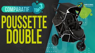 ⭐️ MEILLEURE POUSSETTE DOUBLE 2022  Comparatif amp Avis [upl. by Wendelin]