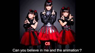 SUMETALBABYMETALVocal Range音域 B3G5 [upl. by Rhianna]