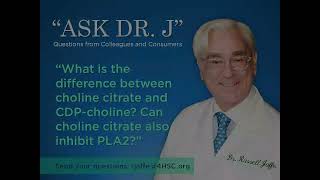 DrJ on The Difference Between Choline Citrate and CDPCholine [upl. by Suivatnod]