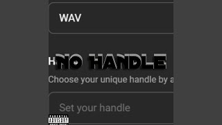 No Handle [upl. by Bilbe]