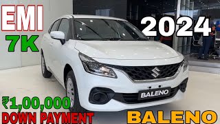 2024 Maruti Baleno Price  Maruti Suzuki Baleno Delta On road Price  Loan  Emi  DOWN PAYMENT [upl. by Adamis270]