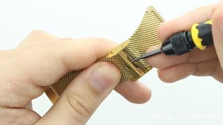 Tutorial How to Adjust a Mesh  Milanese Watch Band [upl. by Ytsirc995]