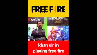 khan sir playing free fire  khan sir free fire gameplay shorts khansirpatna freefire [upl. by Sturges128]